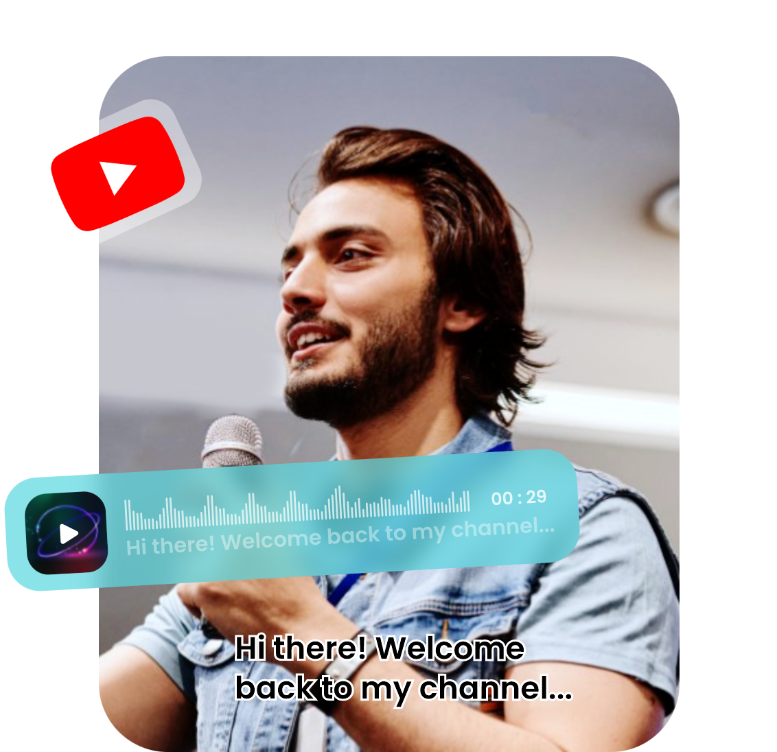 add voice over and captions to make sure tht audience can better understand the video content on each social media