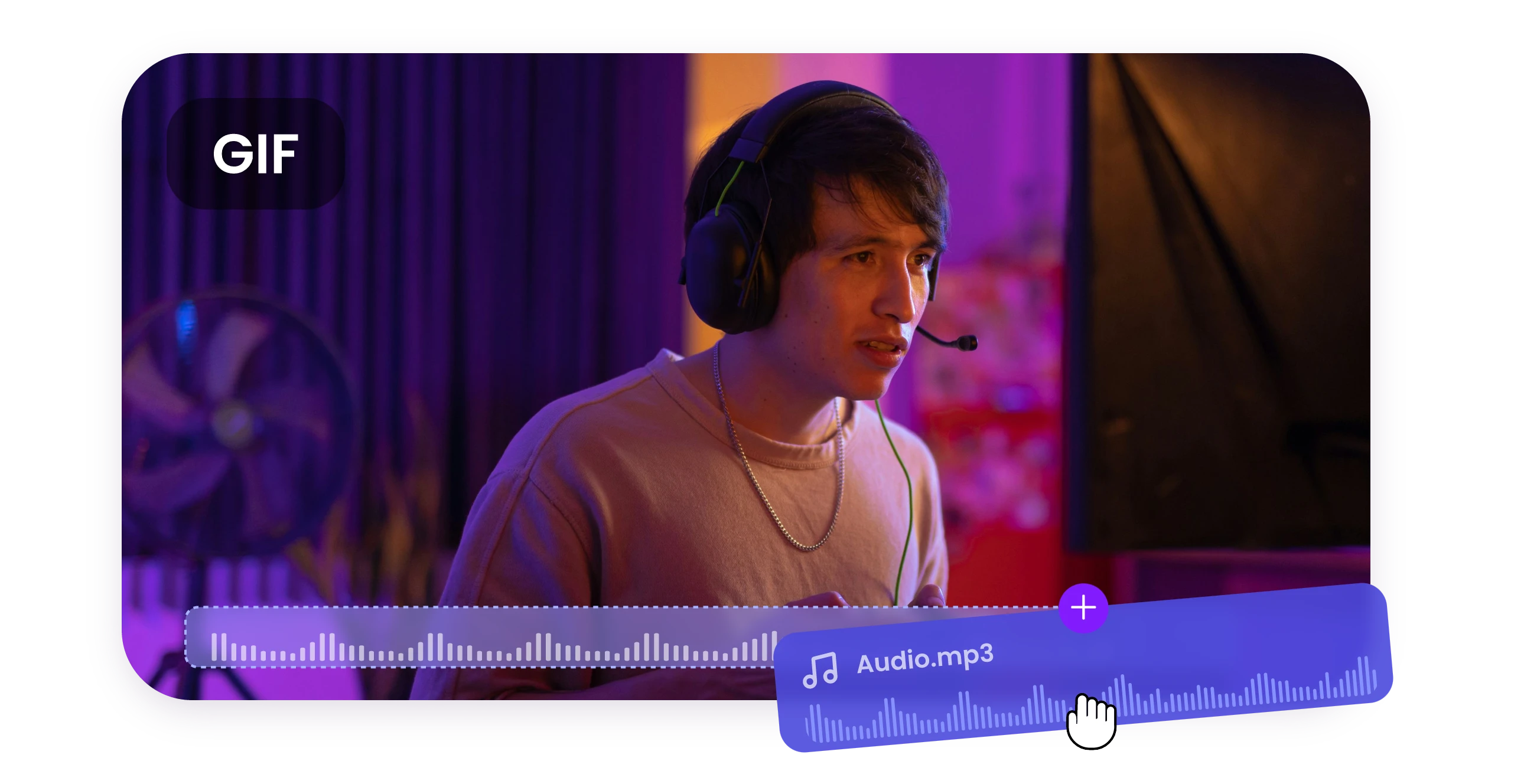 Add Music to GIF: Make Eye-catching GIFs with Sound | Clipfly