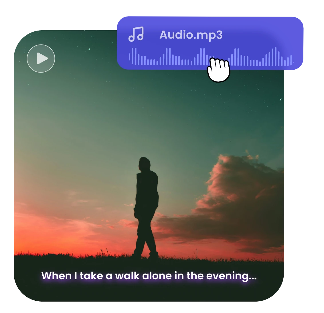 improve your faceless video with input audio