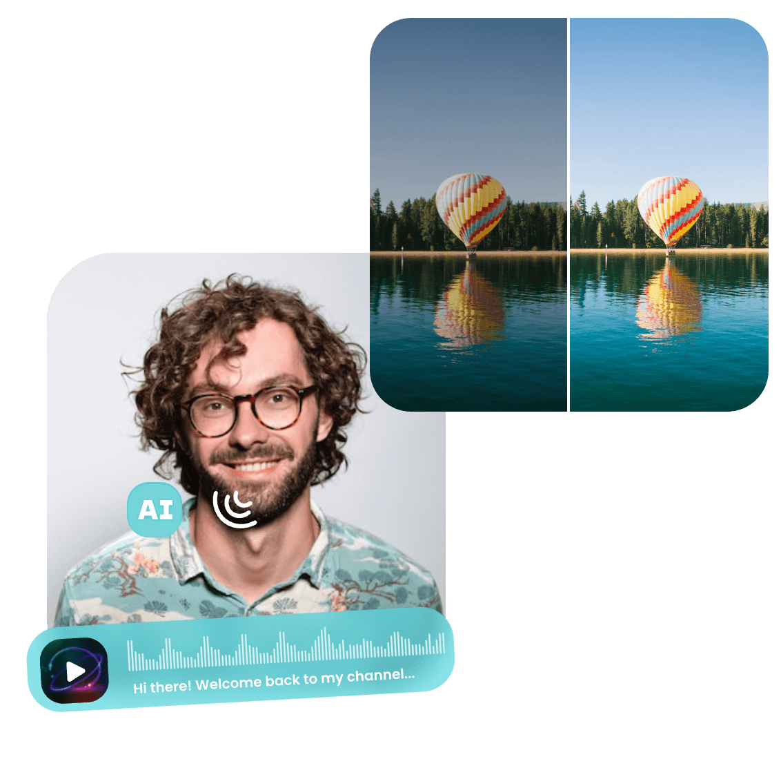 use Clipfly's AI video enhancer and AI talking avatar feature to refine videos