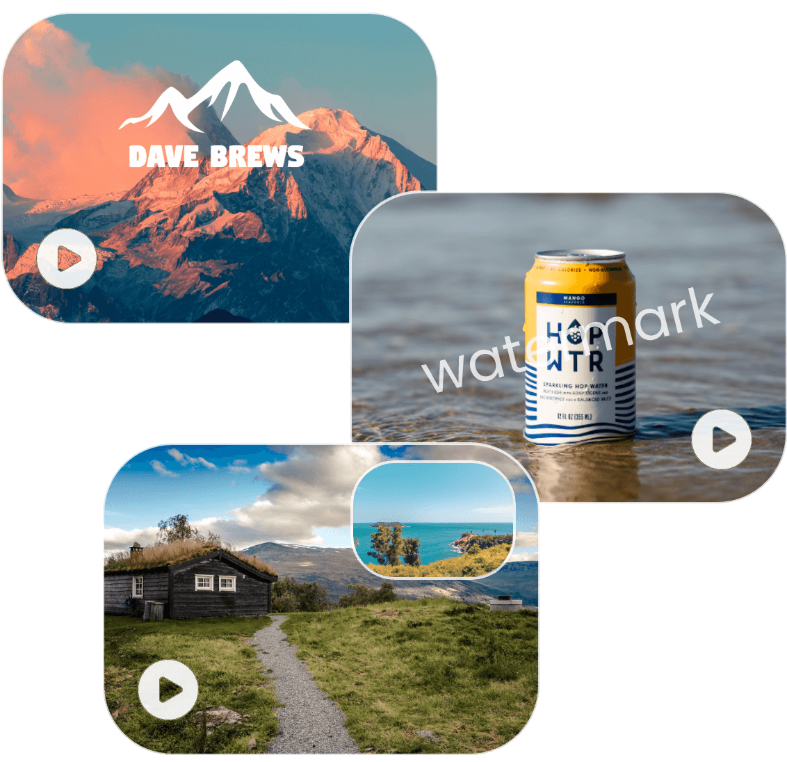 add image, logo, and watermark to videos with Clipfly