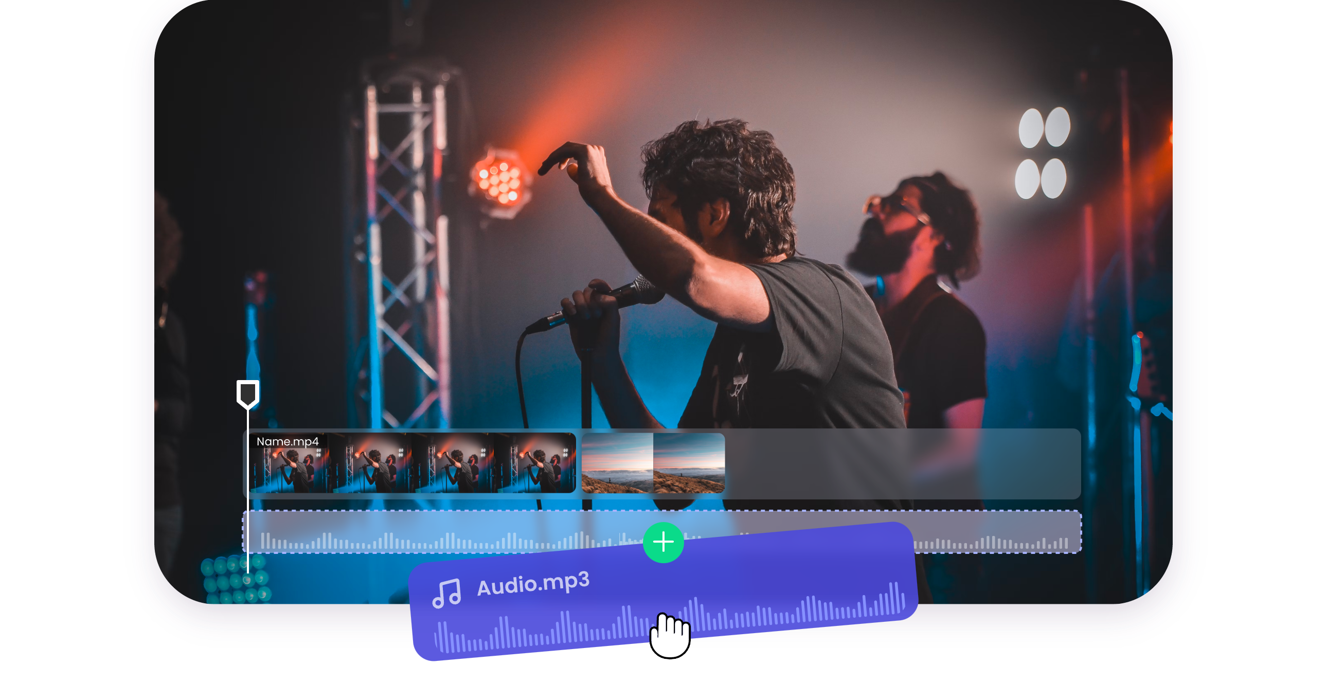 Add An Audio To A Video In Clipfly Video Editor add-an-audio-to-a-video-in-clipfly-video-editor