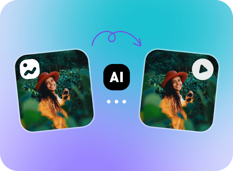 convert an image to video with AI video generator