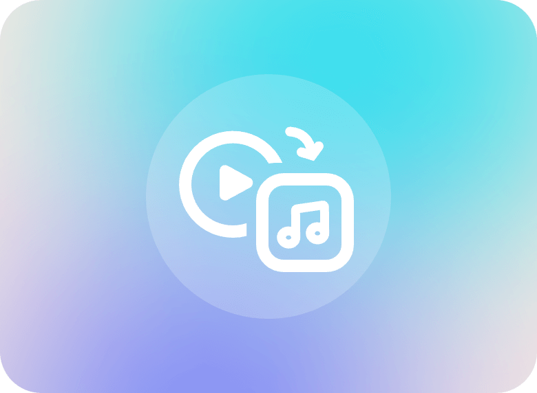 video to audio conversion icon
